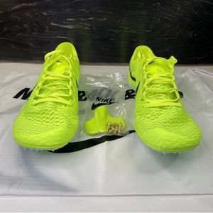 Nike Zoom Mamba V Track Spikes Shoes Volt Green Mens DR9945-700